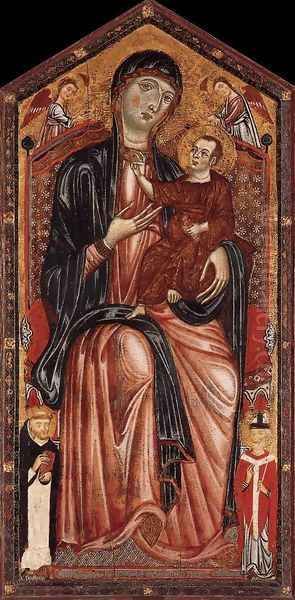 Virgin and Child Enthroned c 1290 - view 1