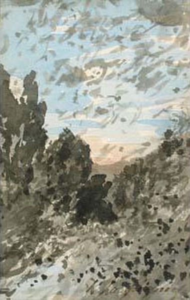 Vent Et Ciel Bleu Au-dessus Des Arbres - view 1