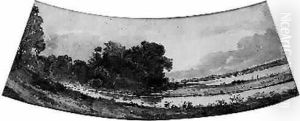 Pecheurs. Lavis D'encre Signe Des Initiales Et Situe En Bas A Droite Pecheurs. Lavis D'encre Signe Des Initiales Et Situe En Bas A Droite