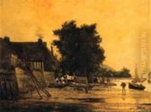 The End Of The Day by Henri-Joseph Harpignies