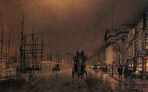 Liverpool Docks by Richard Thomas Moynan