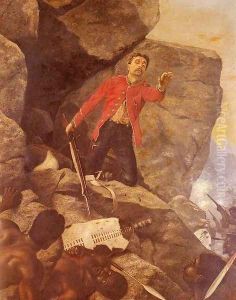The Last Of The 24th, Isandula, 1879 by Richard Thomas Moynan