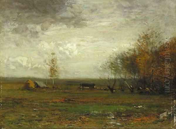 Landscape with Haystacks - view 1
