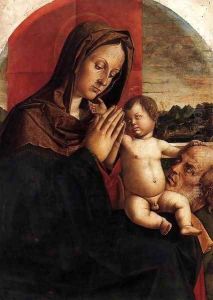 Madonna and Child with St Joseph