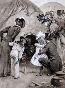 A Peek at the Natives Savage South Africa at Earls Court 1899 by William T. Maud