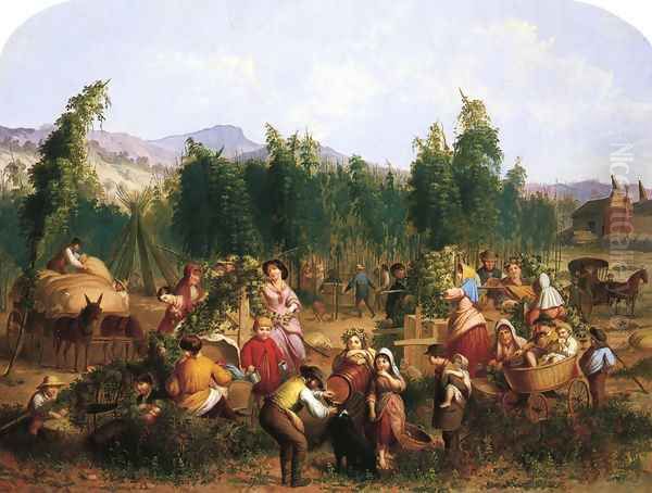 Hop Picking - view 1