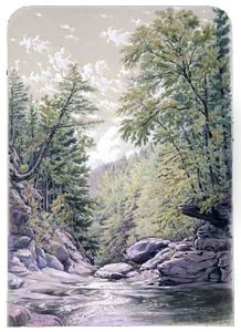Catskill Clove in Palingsville by William Rickarby Miller