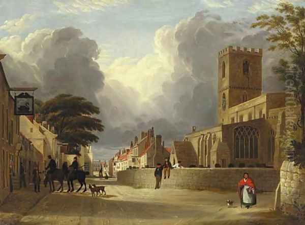 A Village Street Scene - view 1