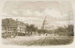 The Capitol building Washington DC 1880 by Reverend Samuel Manning