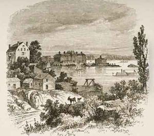 Turtle Bay and Blackwells Island New York 1880 by Reverend Samuel Manning