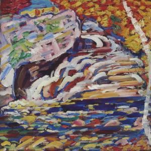 Autumn Cascade by Marsden Hartley