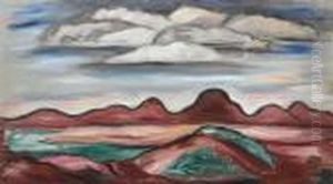 New Mexico Landscape by Marsden Hartley