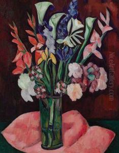 Still Life With Flowers by Marsden Hartley