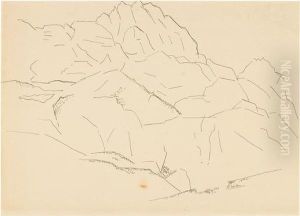 Alpspitze. by Marsden Hartley
