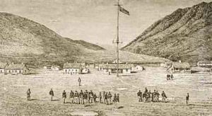Fort Douglas Camp and Red Buttes Ravine near Salt Lake City Utah 1870s 1880 by Reverend Samuel Manning