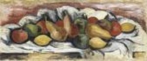 Still Life With Fruit by Marsden Hartley