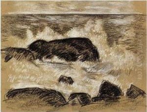 Breaking Surf by Marsden Hartley
