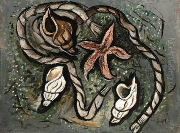 Rope, Seashells And Starfish - view 1