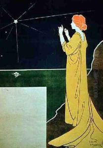 Star Gazing by Henri Georges Jean Isidore Meunier