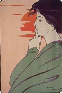 The Hour of Silence 1897 from LEstampe Moderne by Henri Georges Jean Isidore Meunier