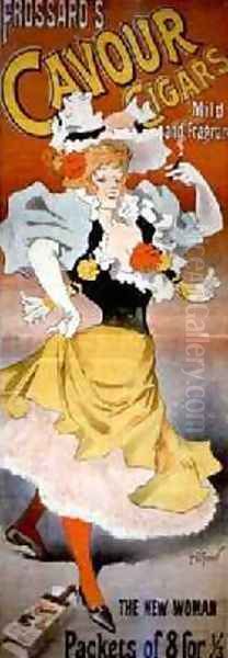 Poster advertising Frossards Cavour Cigars - view 1