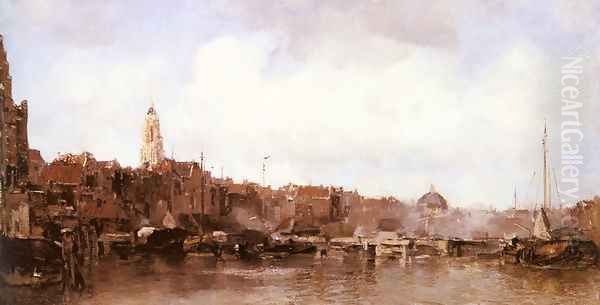 A View of a Harbor Town - view 1