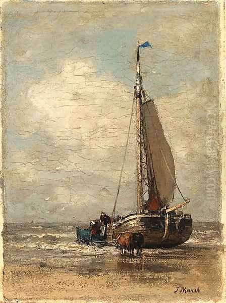 A ship entering shore - view 1