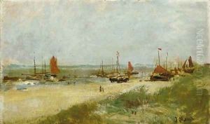 Bomschuiten on the beach