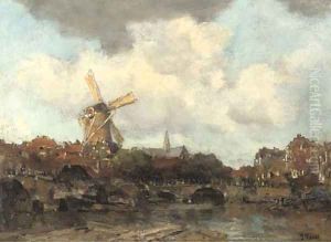 View of a Dutch city