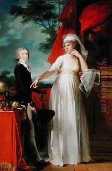 Margaret Callender and her son James Kearney 1795 - view 1