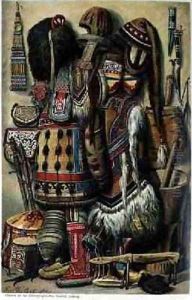 Implements Vessels and Costume of Northern Races from The History of Mankind