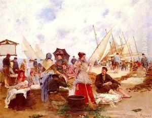 Bringing In The Catch by Francisco Miralles Galup