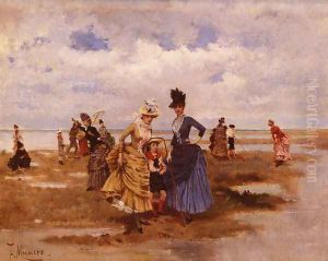 Sur La Plage (On the Beach) by Francisco Miralles Galup