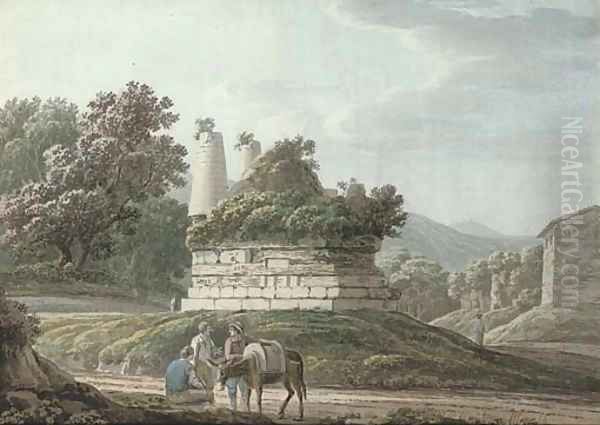 A monument to the Curatii near Albano, Italy - view 1