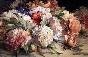 Peonies 1892 by William Muckley
