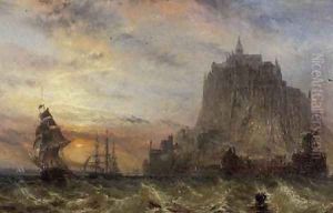 Mont St Michel Normandy by Claude T. Stanfield Moore