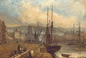 A view of Ramsay Harbour, with the Albert Tower beyond