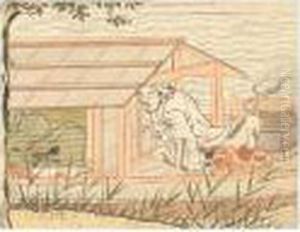 An Unkempt Boatman
Spying On A Couple Making Love In A
Yakatabune