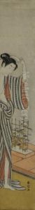 A Girl Stepping Out Of Her Bath by Suzuki Harunobu