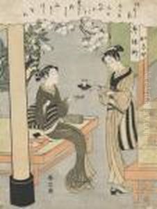 Kagiya Oyasumidokoro by Suzuki Harunobu