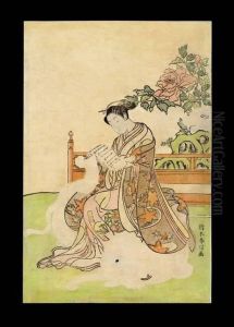 Woman Seated On A White Elephant