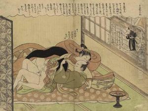 Furyu Enshoku Maneemon (fashionable Erotic Maneemon) by Suzuki Harunobu