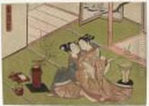 Abuna-e : Fleurs by Suzuki Harunobu