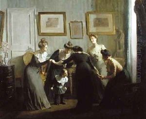Kiss in the Ring by Francois Henri Morisset