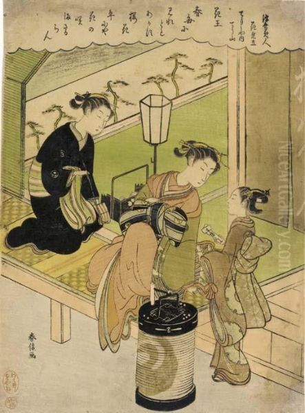 Kao (cherry Blossoms), Chojiya 
Nai Chozan (chozan Of The Chojiya), From The Series Ukiyo Bijin Hana 
Mitate (floating-world Beauties As Flowers) - view 1