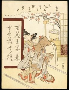 The Poet Chosui by Suzuki Harunobu