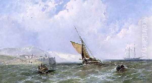 Shipping off a Coastline 1865 - view 1