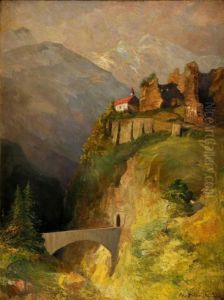 Horska Krajina S Hradom Falkenstein