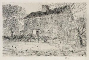 The "home Sweet Home" Cottage No 2 by Childe Hassam