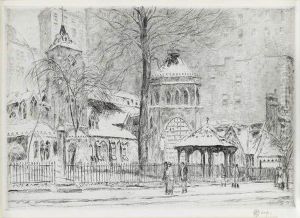 The Little Church Around The Corner by Childe Hassam
